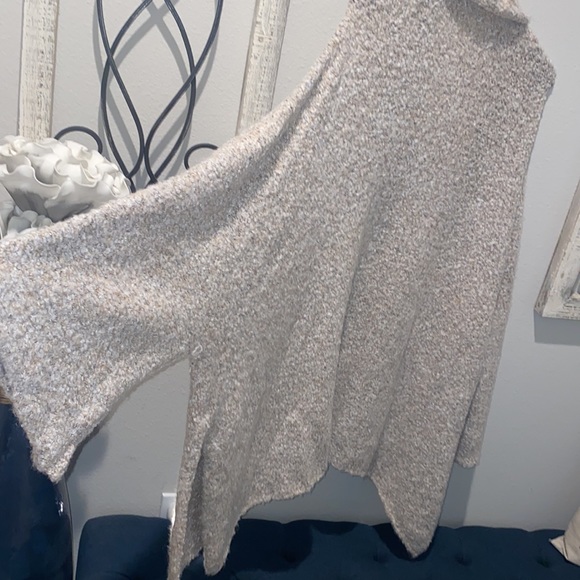 FREE PEOPLE BFF CARDIGAN IVORY MARBLED M NWOT NEVER WORN - Picture 6 of 8